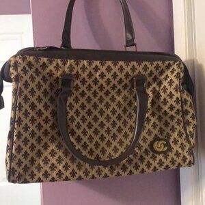 Vintage Oleg Cassini Overnight Bag- Perfect Shape!